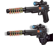 تفنگ موزیکال با رقص نور