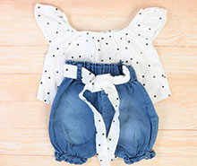 تاپ و شلوارک blue star