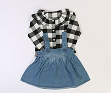 دامن پیشبندی و شومیز blue star