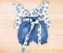 تاپ و شلوارک blue star