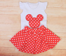 تاپ و دامن مینی موس blue star