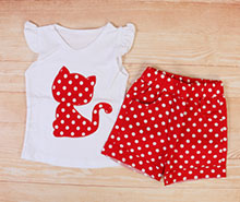 تاپ و شلوارک blue star