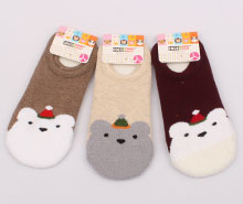 جوراب حوله ای استپ دار (9-7 سال)