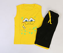 تاپ و شلوارک باب اسفنجیvachyoon