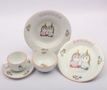 سرویس غذاخوری 5 تکه اسب تک شاخ