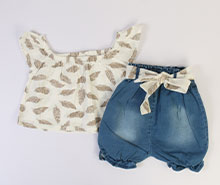 تاپ و شلوارک blue star