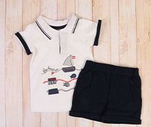 تیشرت و شلوارک mahta baby