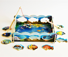 پازل چوبی و ماهیگیری دریایی