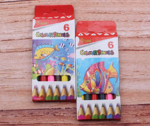 مداد رنگی 6 رنگ کوتاه