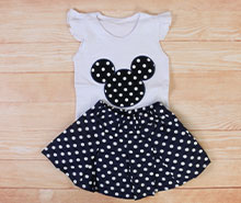 تاپ و دامن مینی موس blue star