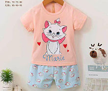 تیشرت و شلوارک گربه اشرافی xinbeiker