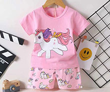 تیشرت و شلوارک اسب تک شاخ liuxiangbaobei