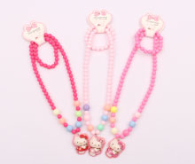 ست دستبند و گردنبند کیتی Hello kitty