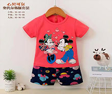 تیشرت و شلوارک مینی موس و میکی موس xinbeiker