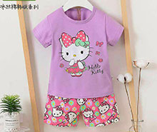 تیشرت و شلوارک هلو کیتی childrens wear