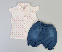 شومیز و شلوارک blue star