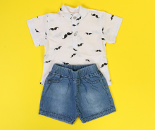 شومیز و شلوارک blue star