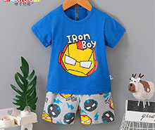 تیشرت و شلوارک با طرح مرد آهنی MI KA XIONGDI