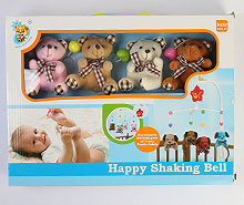 آویز تخت موزیکال happy shaking bell