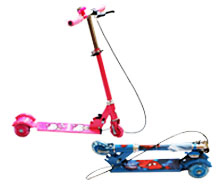 اسکوتر فلزی چراغ دار