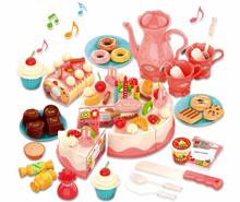 ست کیک تولد 62 تکه ( با شمع فوت شدنی)