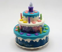 کیک موزیکال سه طبقه ی چرخشی 