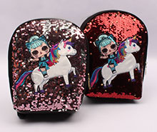 کوله پشتی پولکی LOL (دارای تنوع طرح و رنگ)