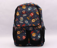 کوله پشتی طرح میکروب آبی