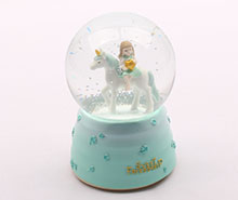 گوی شیشه ای موزیکال اسب تک شاخ Unicorn