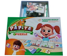 فلش کارت های آموزشی+پازل+کتابچه وایت بردی)