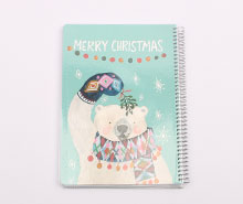 دفتر مشق سیمی 100 برگ جلد دار