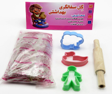 گل رس بهداشتی با ابزار