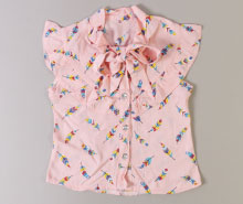 شومیز یقه کراواتی setareh vafs