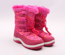 بوت ضد آب صورتی Pama داخل خز