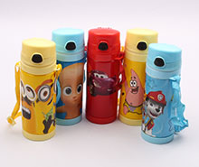 قمقمه نی دار کارتونی