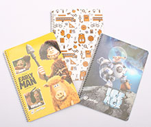 دفتر 50 برگ سیمی زبان (4 خط)