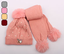 کلاه و شال گردن تو کرک (6-3 سال)