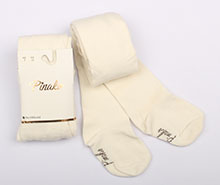 جوراب شلواری شیری (12-6 سال)