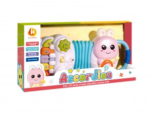 خرگوش آکاردئونی موزیکال و چراغ دار