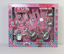 ست وسایل آشپزخانه 18 پارچه LOL برند shooka yoys