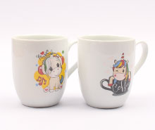 لیوان سرامیکی اسب تک شاخ