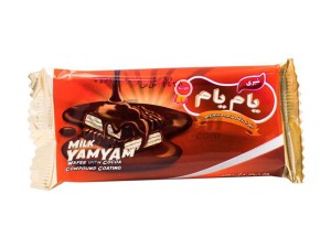 ویفر با روکش فرآورده کاکائویی 20 گرمی مینو