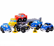 ست 6 عددی ماشین پلیس زرین