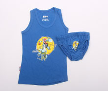 ست زیرپوش و شورت آبی (تنوع سایز/9-4 سال)