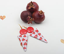 گوشواره هندوانه مثلثی