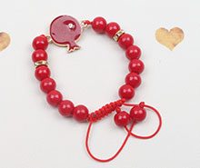 دستبند مهره ای انار