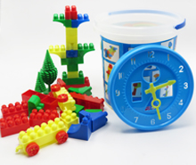 لگو سطلی ساعتی 72 تکه