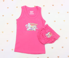 ست زیرپوش و شورت اسلیپ سرخابی