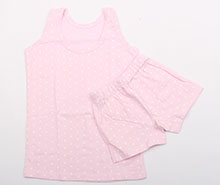 ست زیرپوش و شورت پادار صورتی