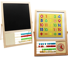 تخته دو رو پایه دار ریاضی به همراه اعداد مگنتی